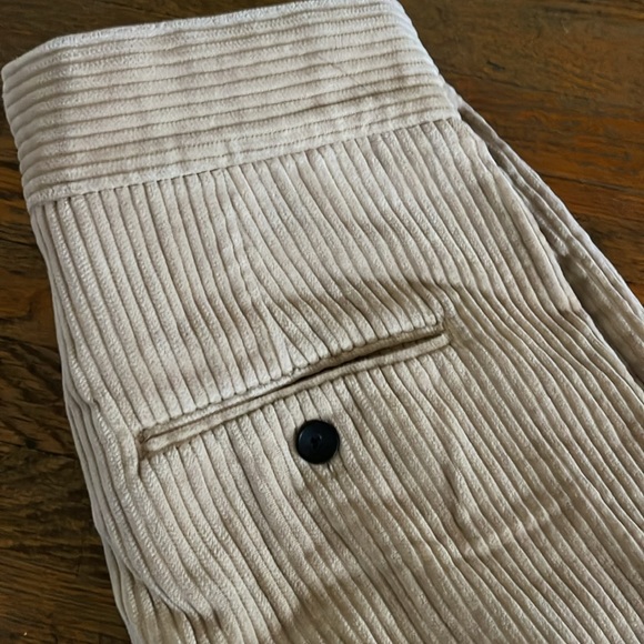 Zara Woman Cropped Wide Leg Corduroy Pants - Picture 4 of 9